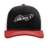 Black/ White/ Red - FRONT